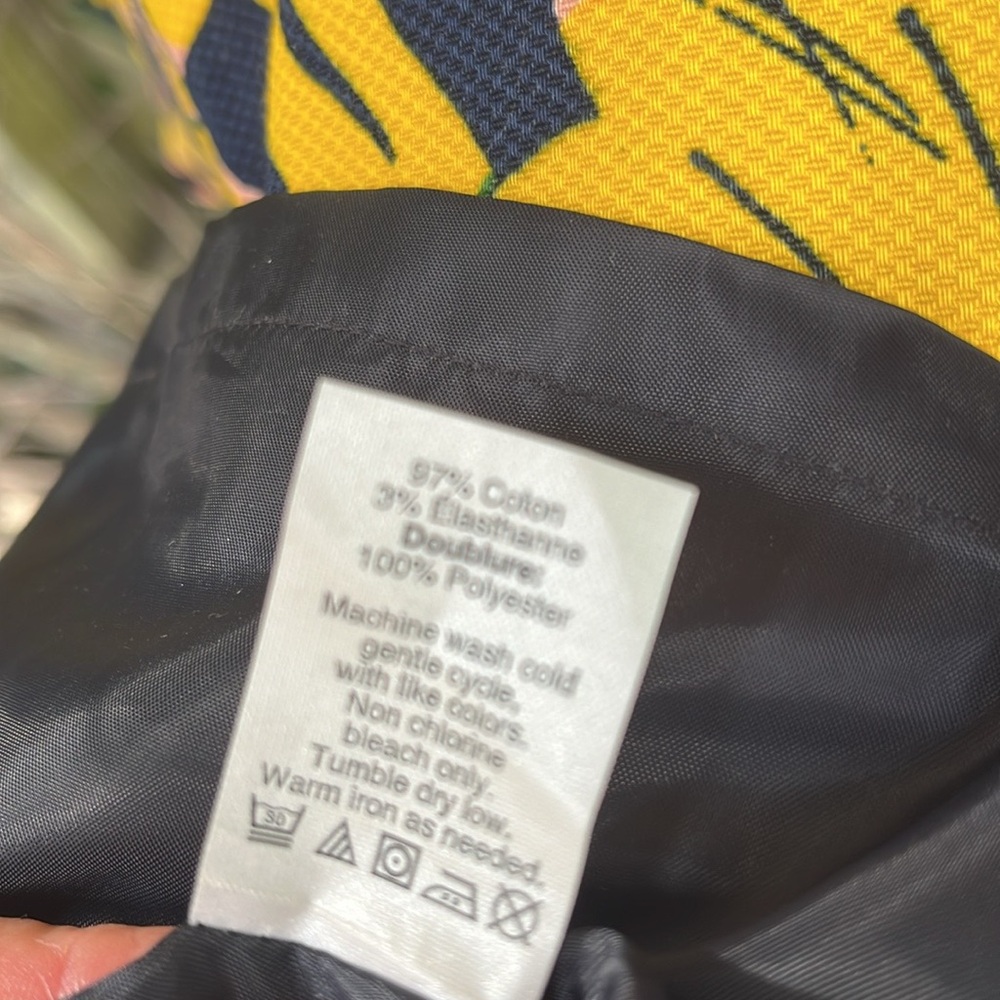 Jcrew Yellow Pattern Dress - image 7